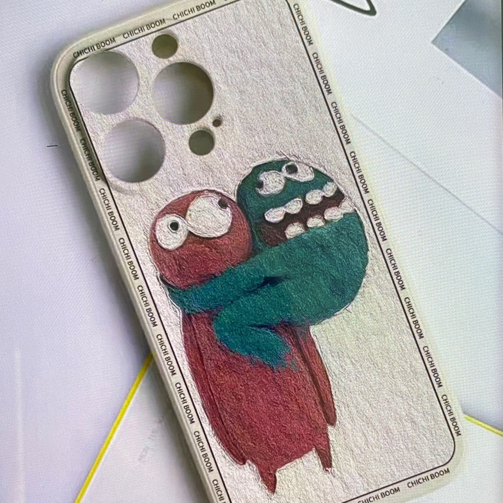 Cartoon Design Phone Case - Multicolor